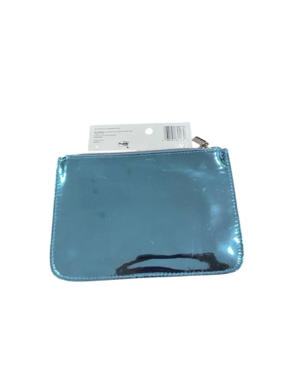 Noted By Post-It Blue Metallic Pen Pouch 8.75